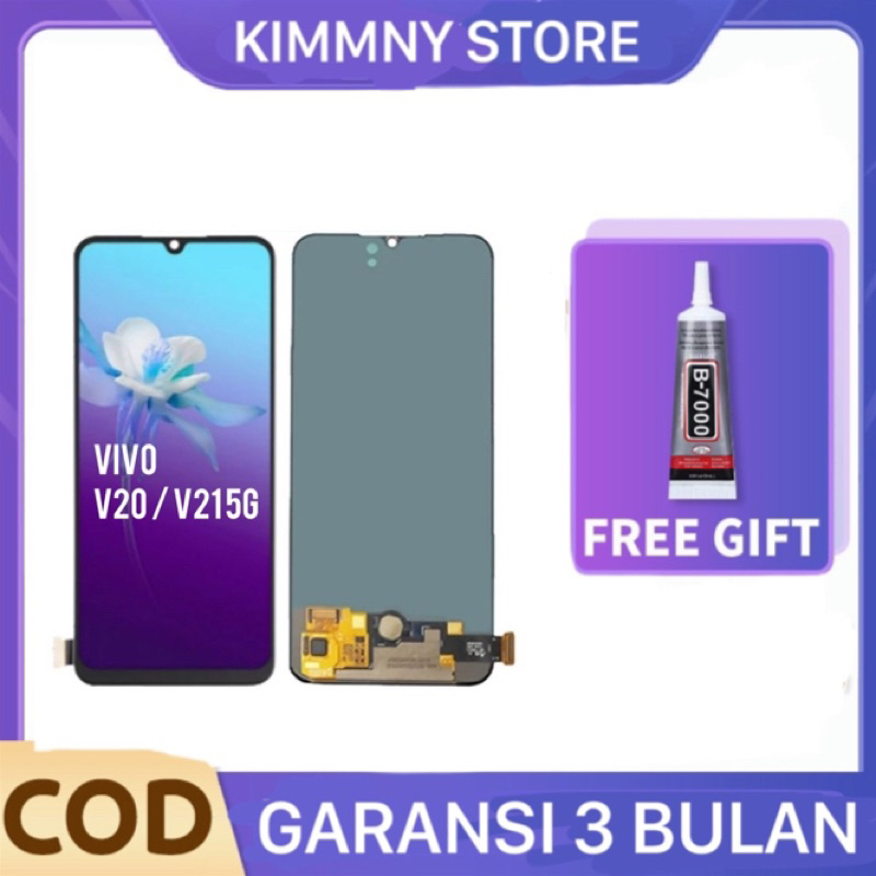 LCD TOUCHSCREEN FULLSET VIVO V20 V21 4G BERGARANSI