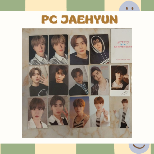PHOTOCARD JAEHYUN NCT127 NCIT NIGHT VER, AR STICKER JAPAN ARENA TOUR AR RESONANCE AR TATTO MD SMCU L