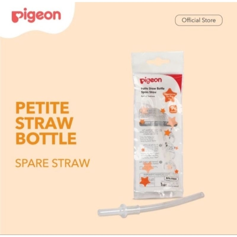 Pigeon Petite Straw Bottle Spare Straw - Sedotan Pigeon Petite