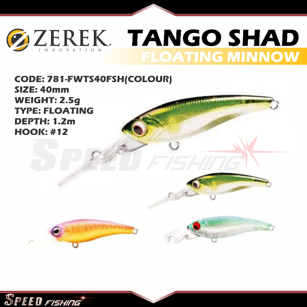 Lure Zerek Tango Shad Floating Minnow