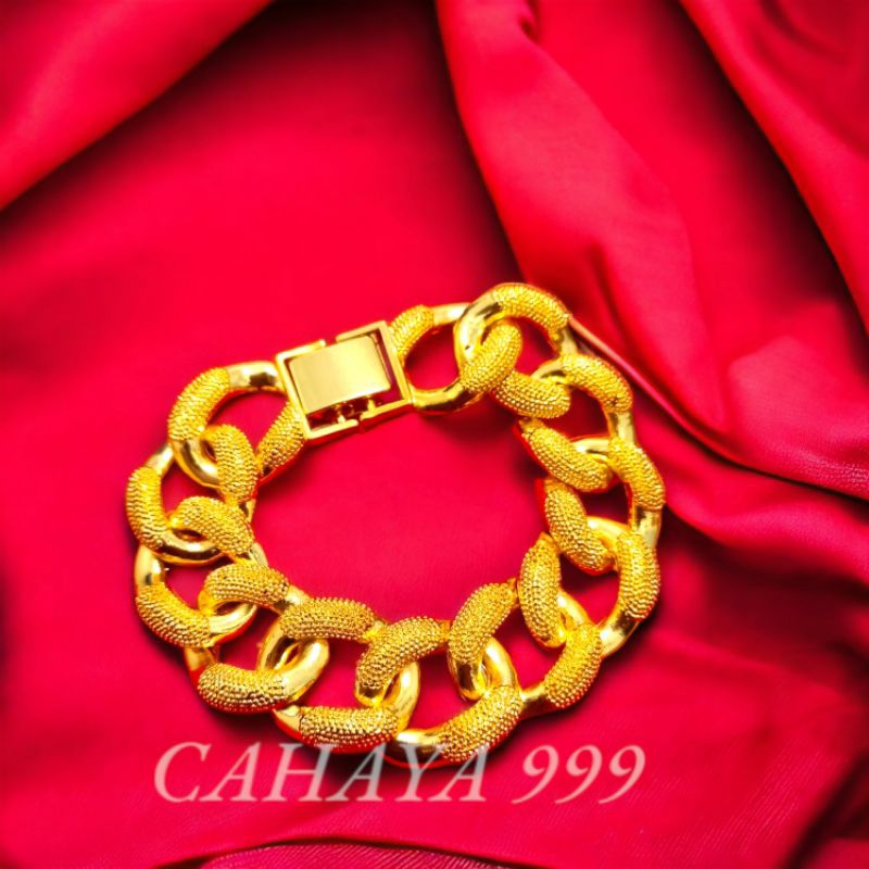 gelang bangkok rantai emas hongkong anti karat 2023