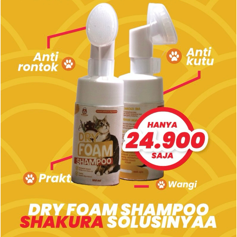 Dry Shampoo Kucing - SHAKURA