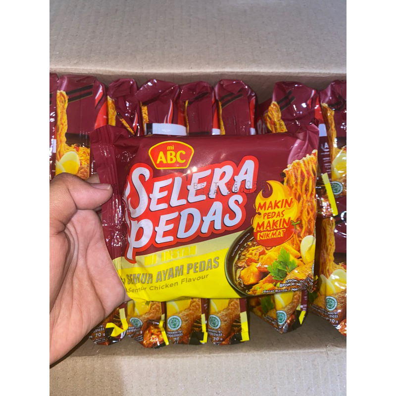 

MIE ABC SELERA PEDAS SEMUR AYAM PEDAS