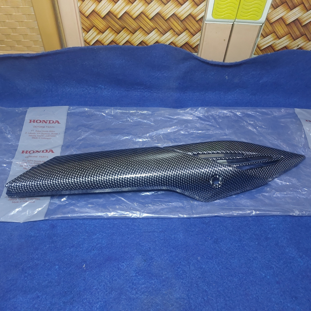 TUTUP PELINDUNG COVER KNALPOT HONDA SUPRA 150 GTR KARBON