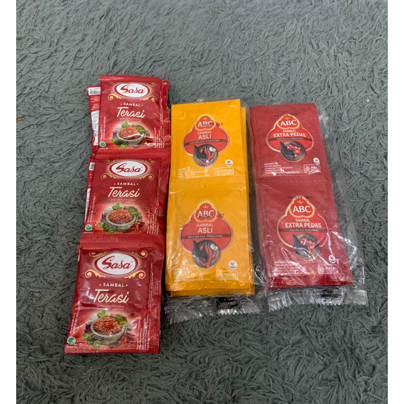 

Sambal sachet isi 10