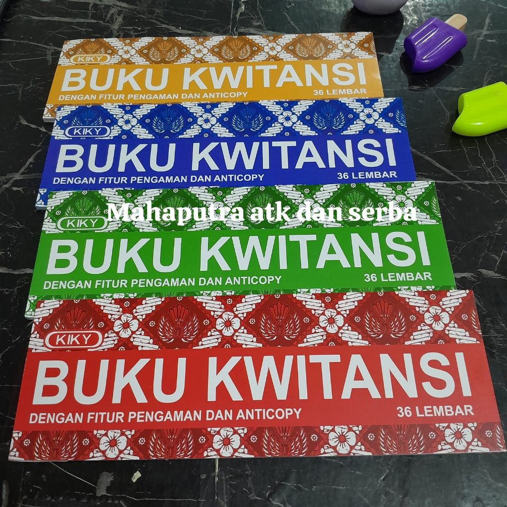 

Buku Kwitansi kecil / Mini Merk KIKY isi 36 lembar MURAH GROSIR