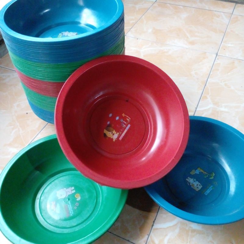 1 Lusin Waskom plastik hajatan besar 29 cm waskom besar baskom tasyakuran murah