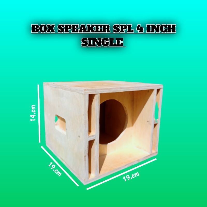 BOX SPEAKER SPL 4 INCH SINGLE