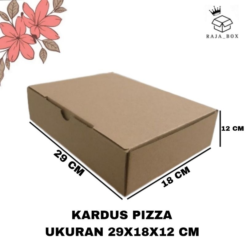 

Kardus Pizza 29x18x12 Kemasan Pizza Die Cut