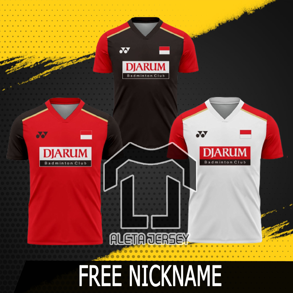 JERSEY BADMINTON INDONESIA DJARUM