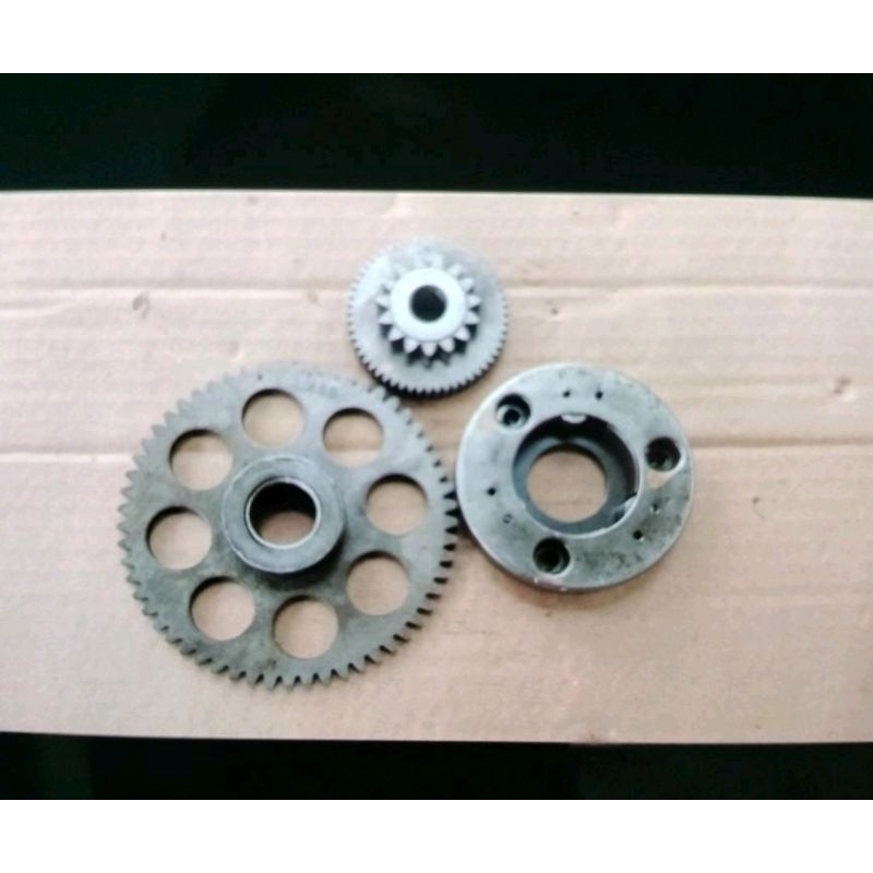 gigi stater gear starter komplit oneway pelor stater suzuki spin 125 copotan motor