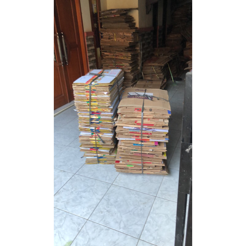 Paket Dus bekas minuman 1kg isi 5 Maximal order 20kg Via instan