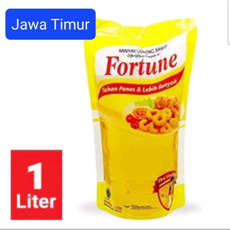 

JAWA TIMUR Fortune Minyak Goreng Reffil / Bantal 1 Liter