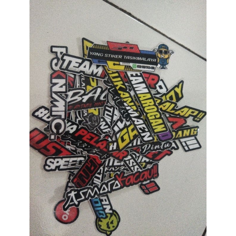 Stiker Bebas Desain Bahan Graftac