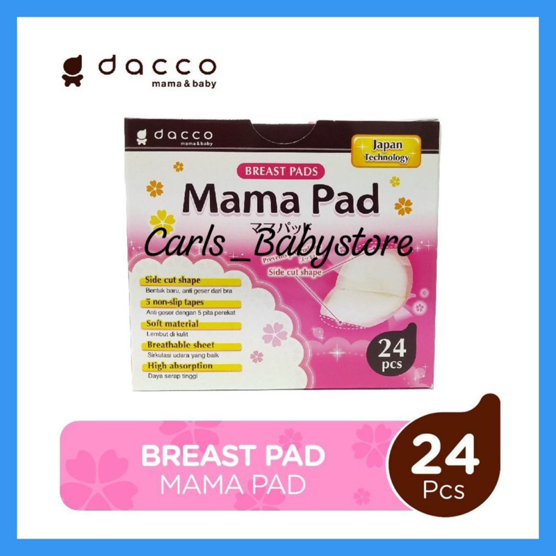 DACCO BREAST PAD MAMA PAD 24 PCS