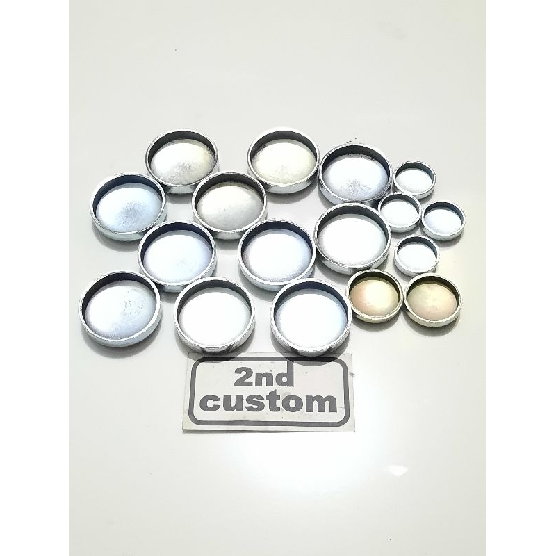 Koin plug mesin set Toyota Crown 3000 cc RS SS 2JZ Supra 2 JZ 3.0 coin plag kit plak cover besi tutu