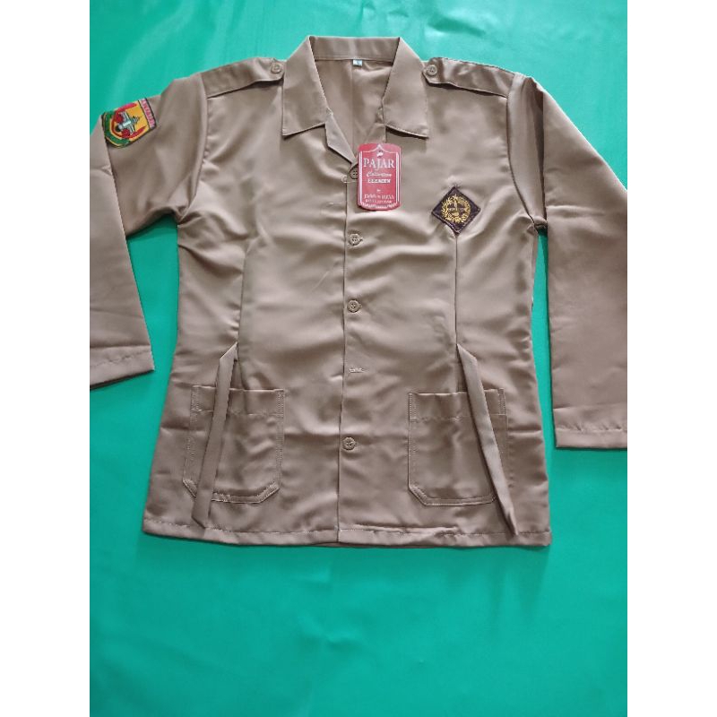 BAJU PRAMUKA PANJANG SMP/SMA CEWE TALI BAHAN LICIN