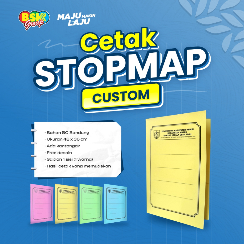 

CETAK STOPMAP CUSTOM FREE DESAIN