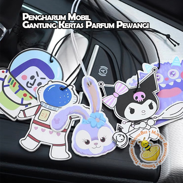 Pengharum Mobil Gantung Kertas Parfum Pewangi