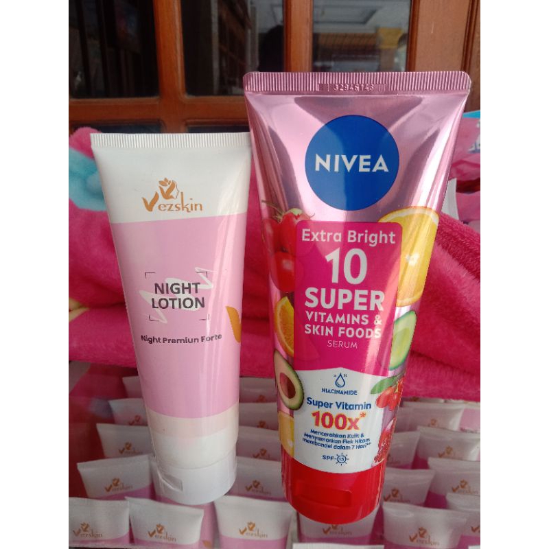 HB vskin new + Nivea super vitamin