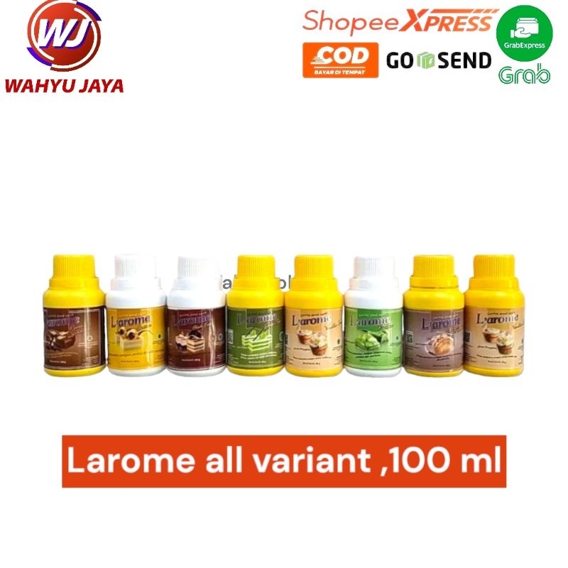 

larome perisa all variant /vanilla susu,coklat,pandan