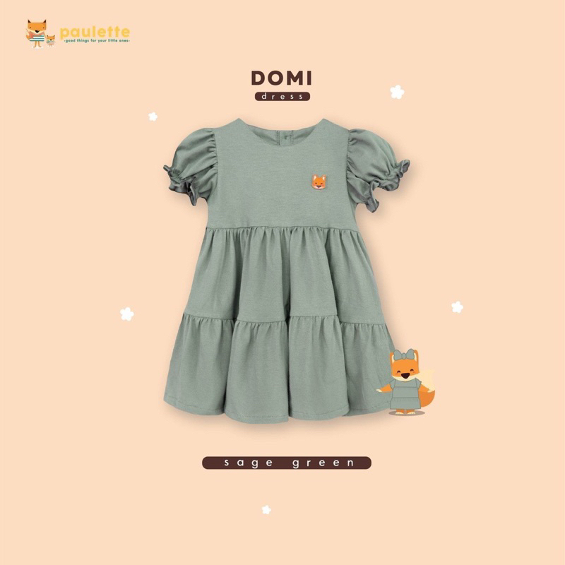 Paulette Domi dress 3y / dress anak 3 tahun
