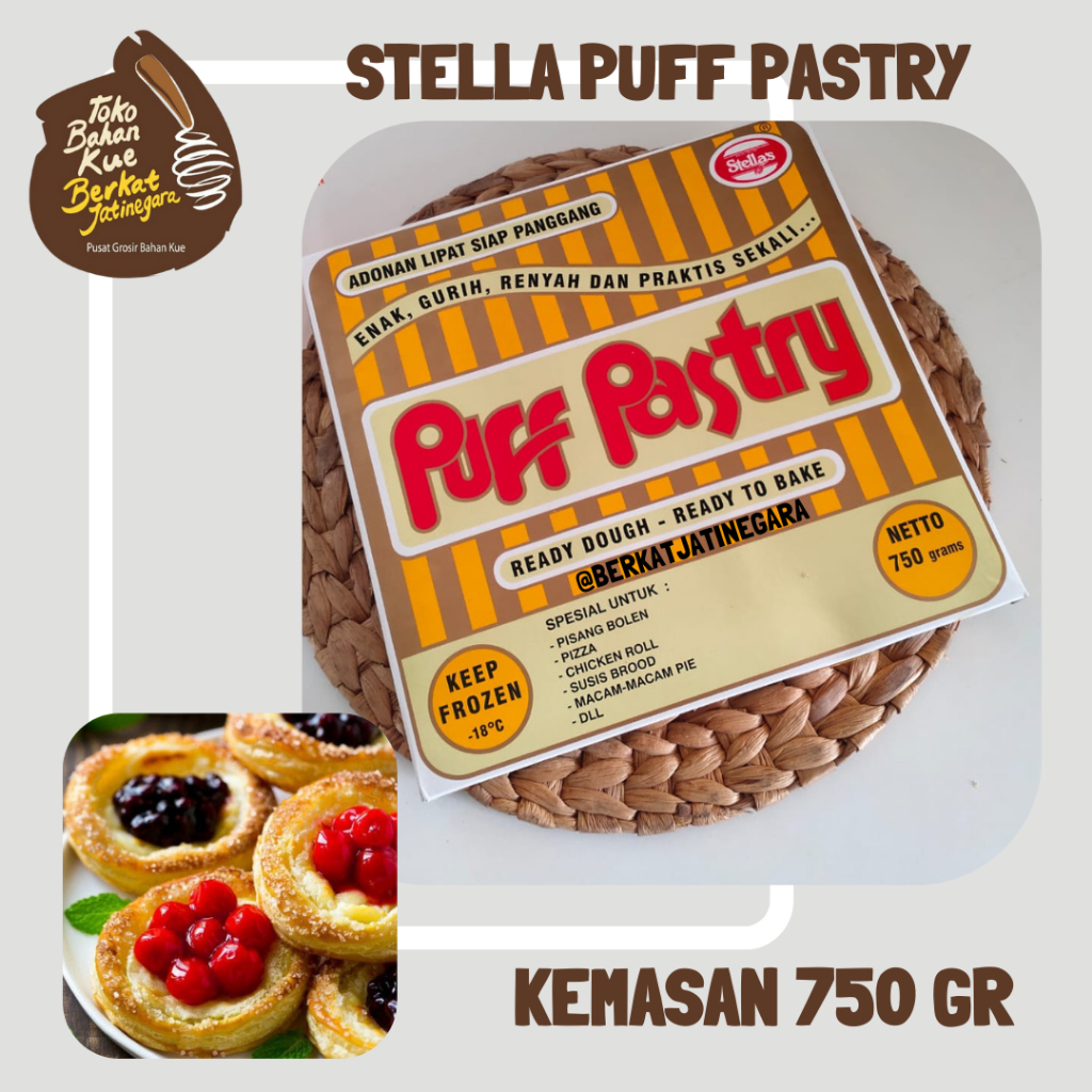 

STELLA PPUFF PASTRE SHEET / PUFF PASTRY / 750 GR