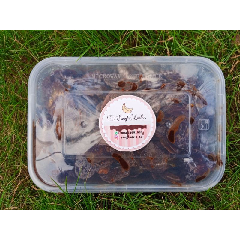 

Keripik pisang coklat lumer