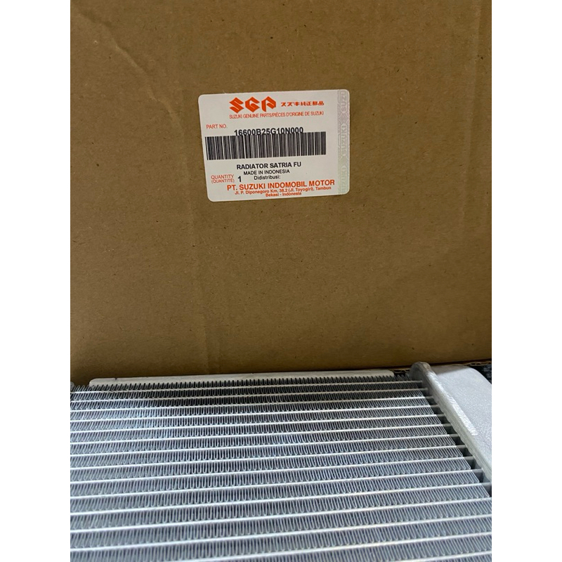 radiator  satria fu fi injeksi injection