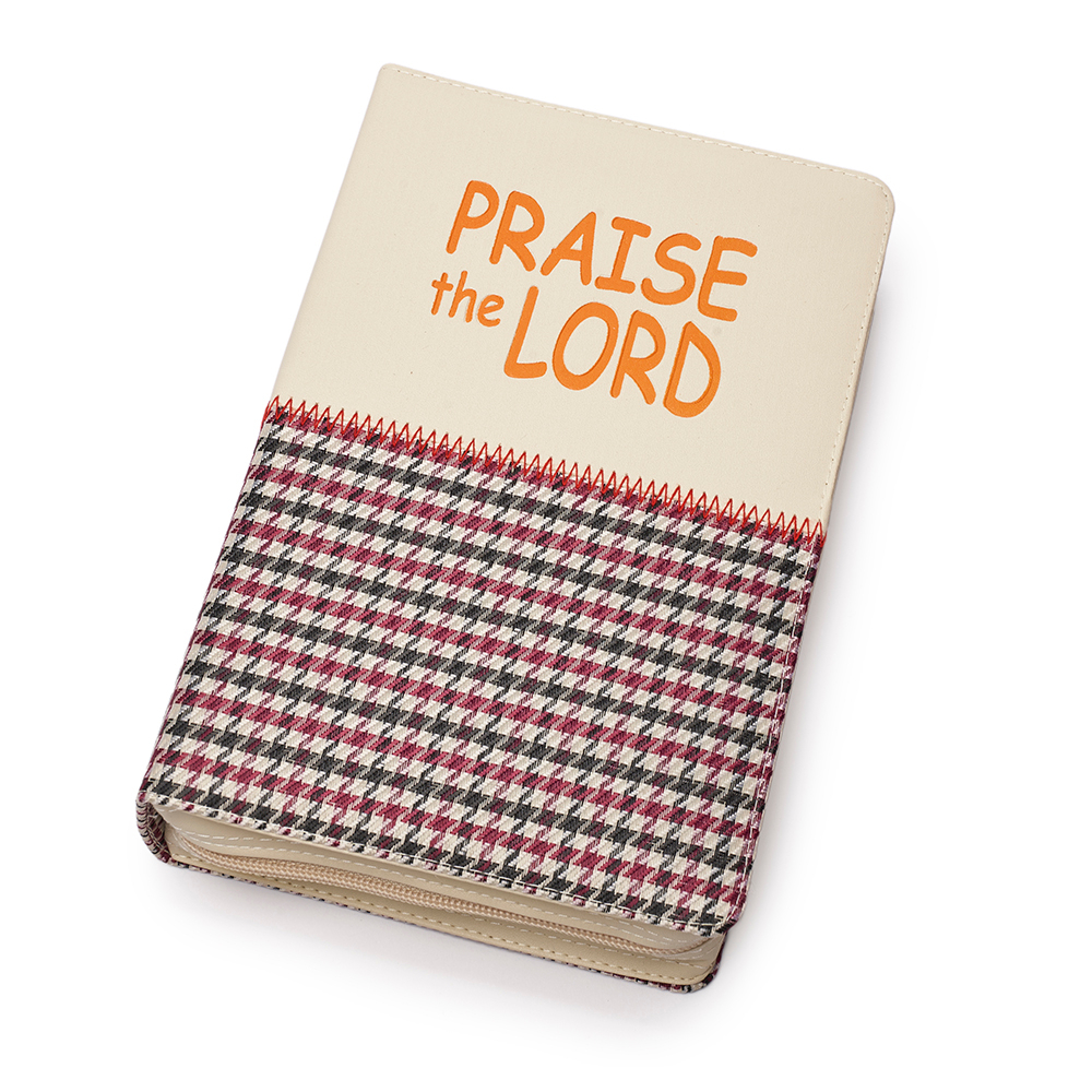 

Sampul Alkitab + Sampul Kidung Jemaat Sedang - Praise The Lord Tas Sampul Buku Kain