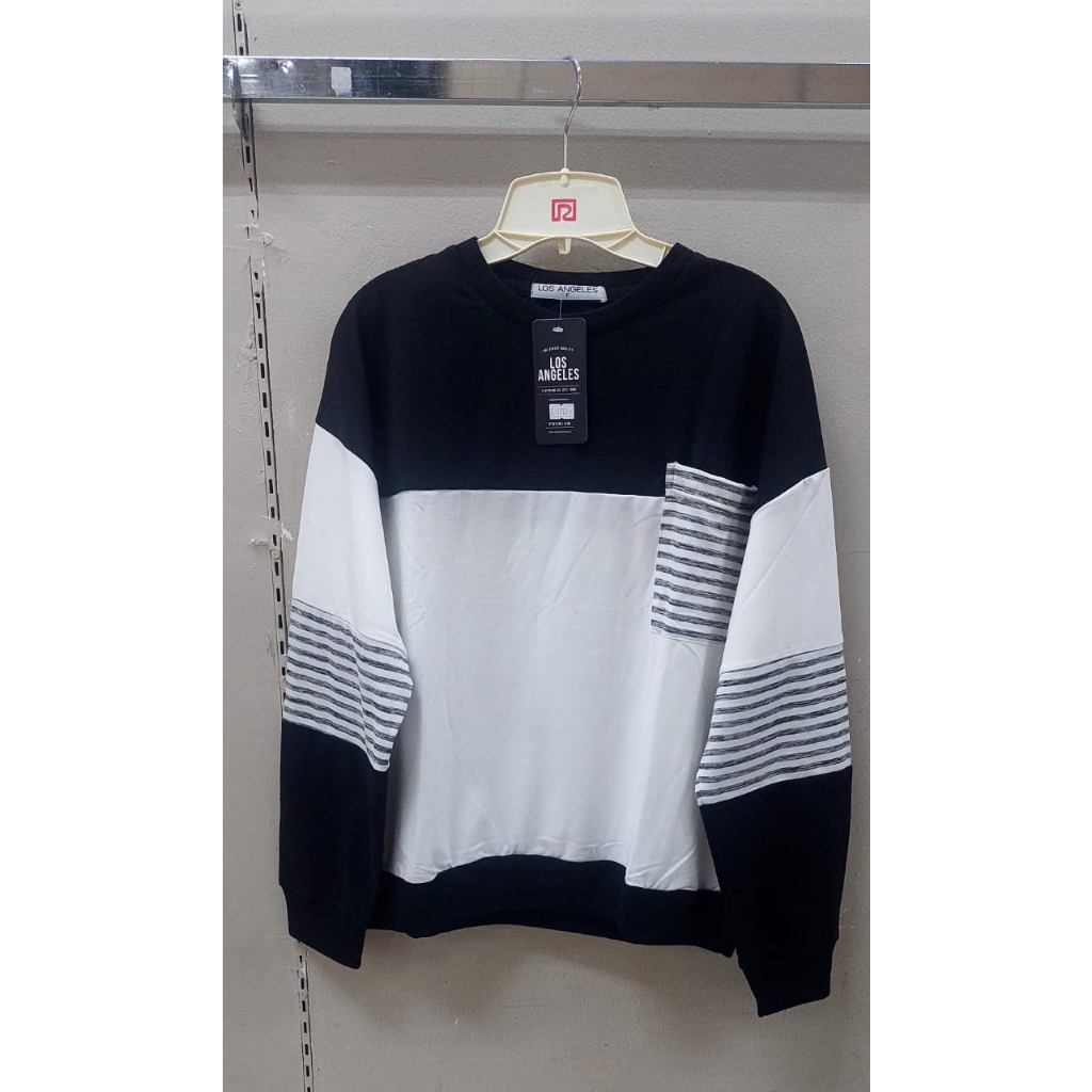 SWEATER WANITA HITAM DAN PUTIH