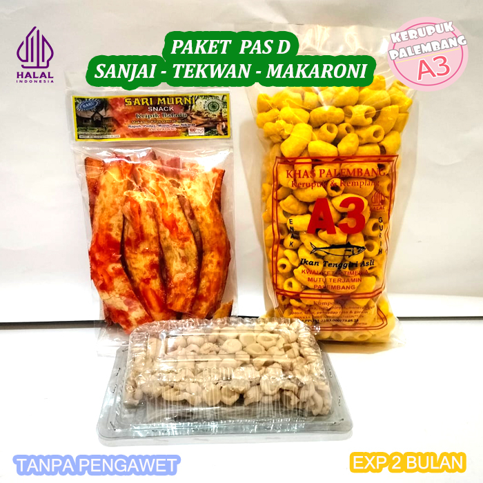 

PAKET PAS D KERUPUK SANJAI MAKARONI JAGUNG TEKWAN SUPER TENGGIRI