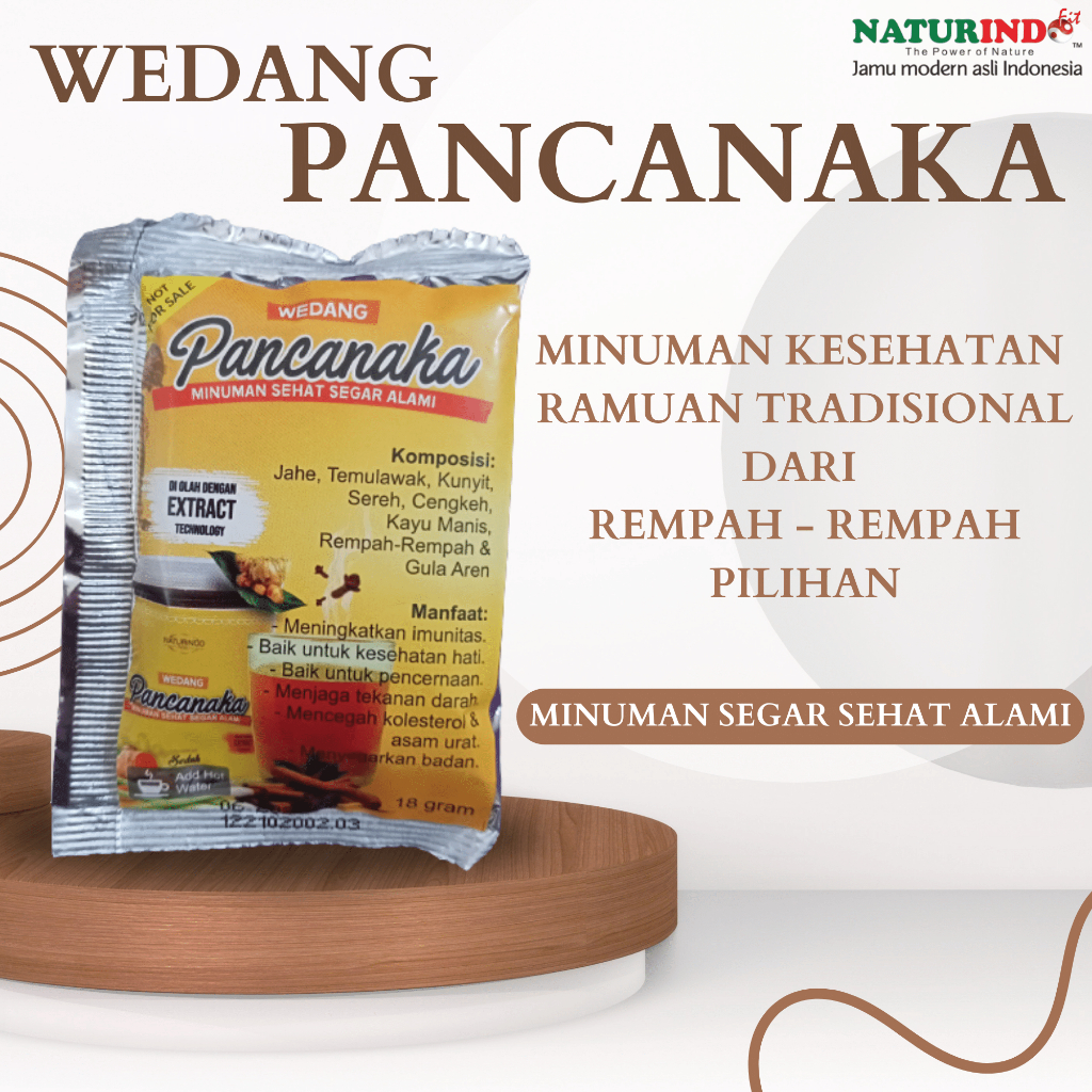 

Minuman Kesehatan Wedang Pancaka Hadiah Pembelian