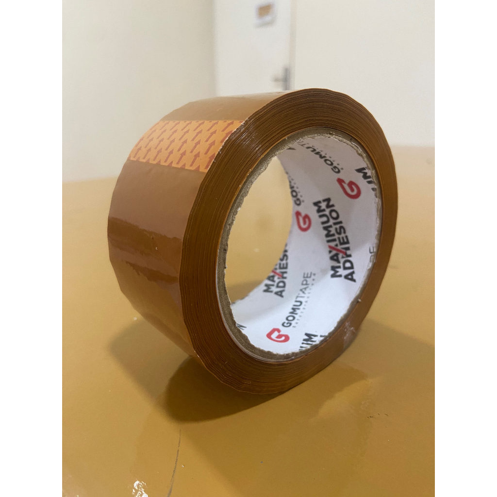 

Lakban merk GOMUTAPE Cokelat 48mm x 90yard x 45mic