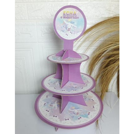 cupcake stand cinamoroll / cupcake tier cinamoroll / cupcake stand custom cinnamorol