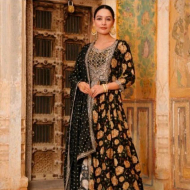 set celana selendang ori india