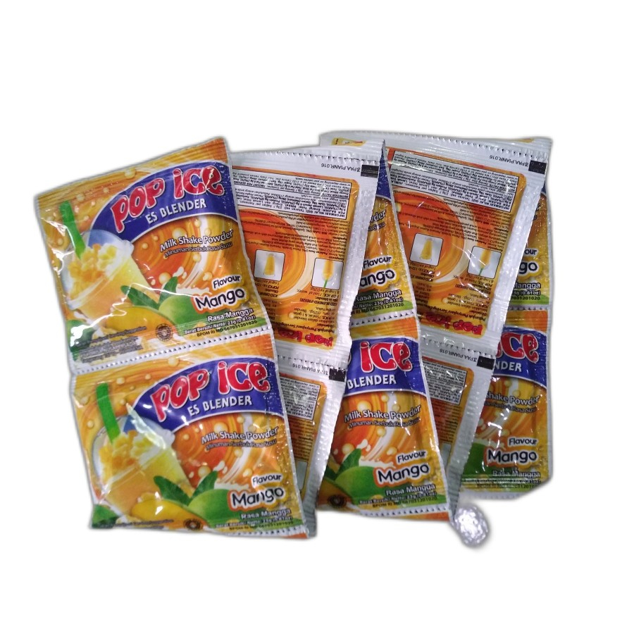 

POP ICE Mangga Minuman Bubuk Renceng [10 x 23 Gr]