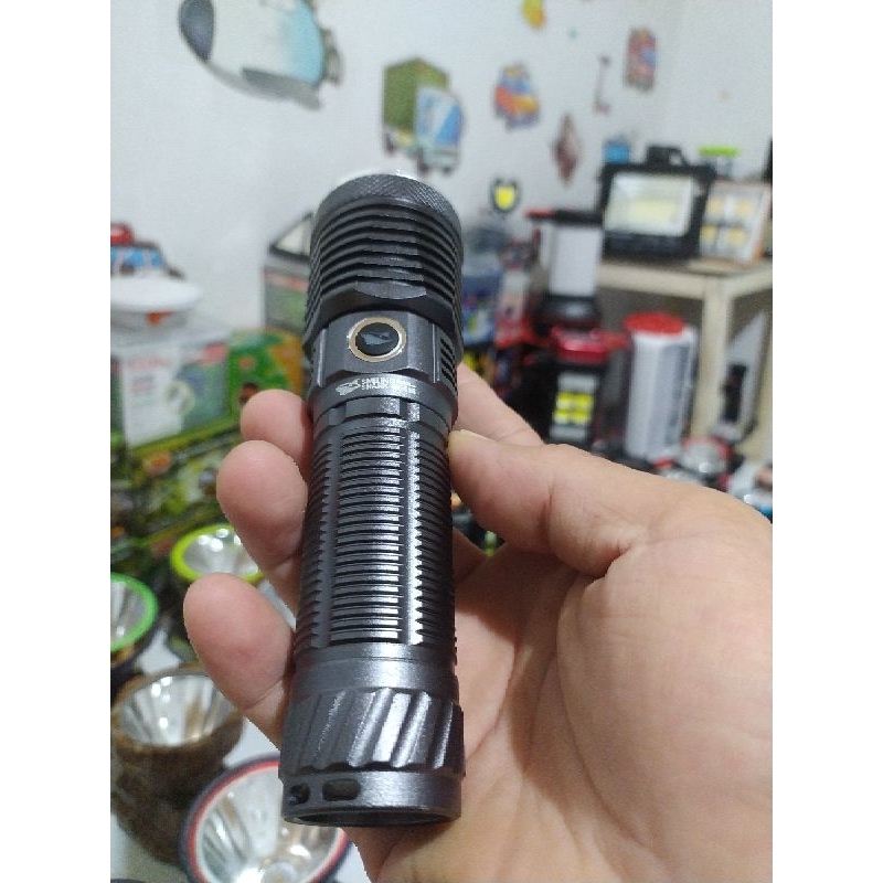 SENTER LED SMILING SHARK SD5215 P100 CAHAYA SUPER TERANG