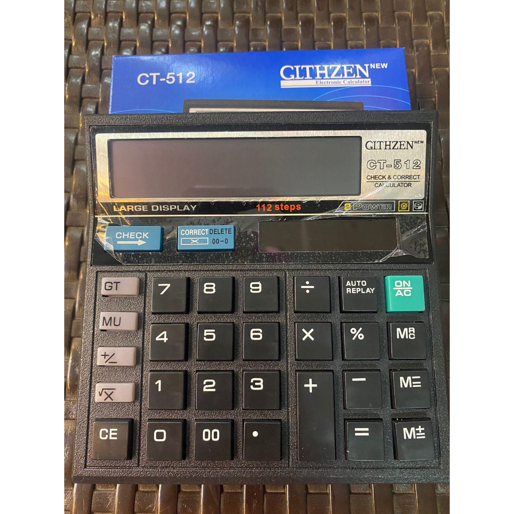 

GITHIZEN/ ATN Kalkulator - 512 hitam