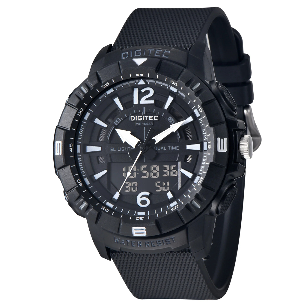Jam Tangan Analog-Digital Pria DIGITEC DA-2130T +EXTRA STRAP DA-2130T 2130/2094 / 8100 DG WATCH DIGI