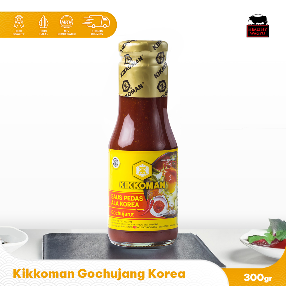 

Kikkoman Gochujang Sauce Saus Pedas ala Korea Halal 300 gr HealthyWagyu