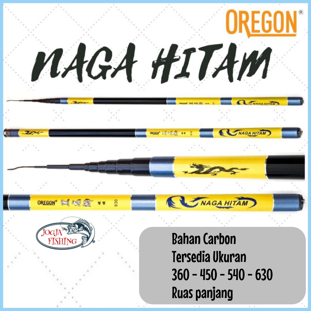 JORAN TEGEK CARBON OREGON NAGA HITAM 360 450 540 630