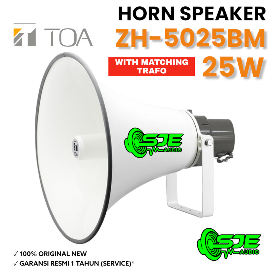SPEAKER HORN TOA 25W ZH-5025BM ZH 5025BM 5025 BM TRAFO MATCHING METCHING MECHING MECING IT CORONG ZH