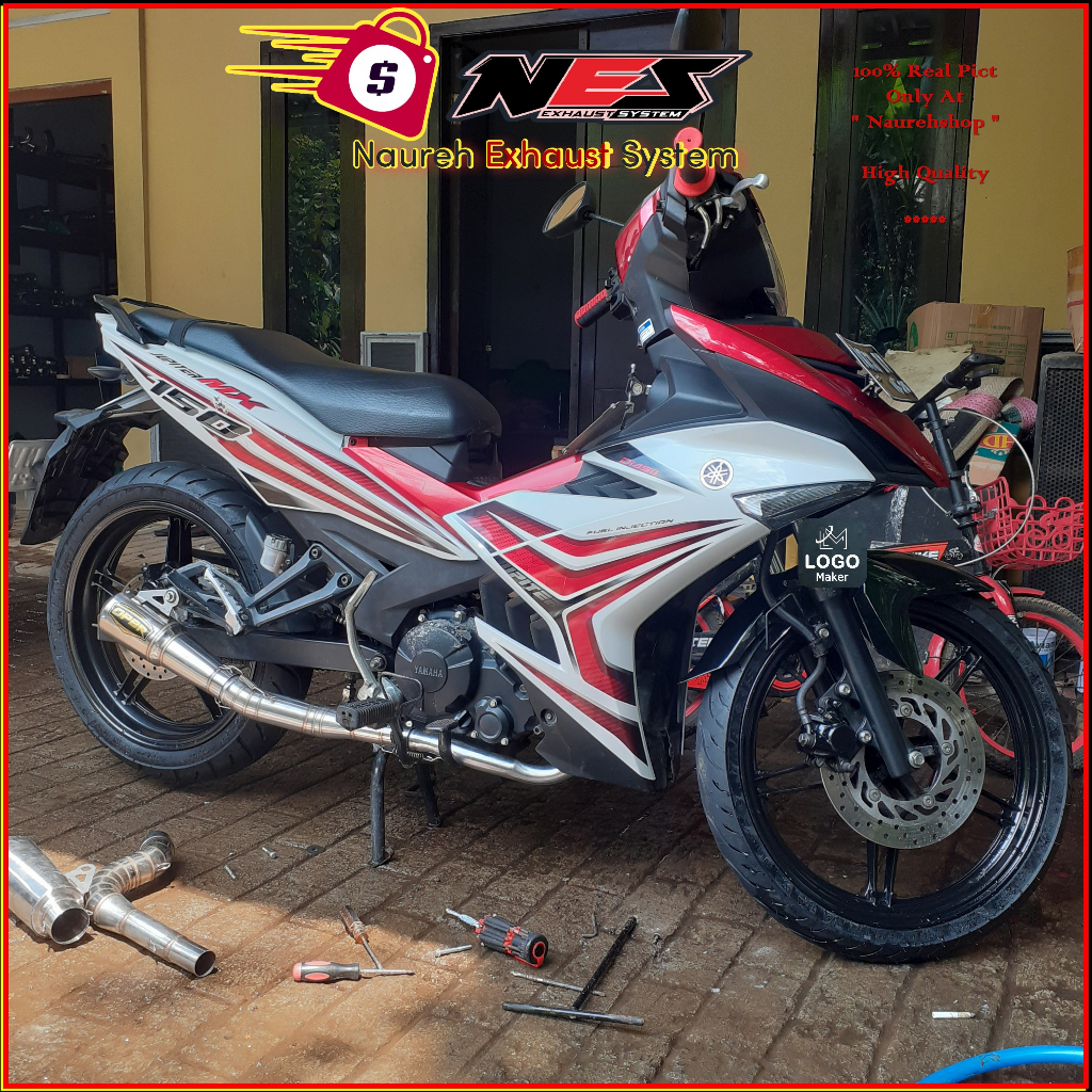 Knalpot OPBR untuk motor Yamaha Mx King / Mx135 Lama
