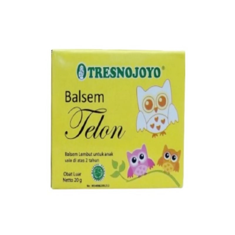 BALSEM TELON TRESNO JOYO 20gr 40gr/BALSEM BAYI/BALSEM ANAK KEMBUNG MUAL PILEK DAN BATUK