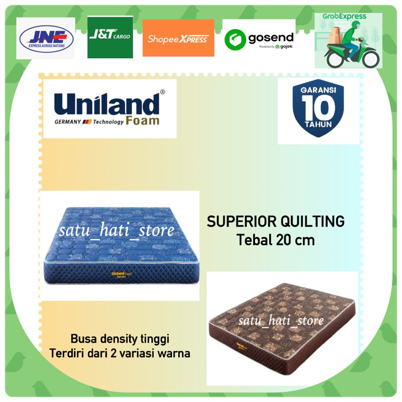 kasur busa uniland superior quilting ukuran 90 x 200cm ,Tebal 20cm