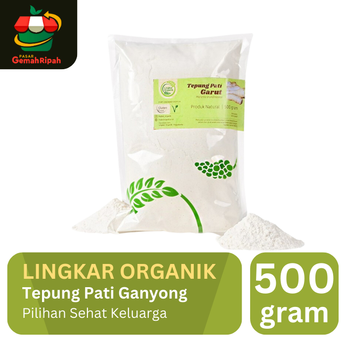 

Lingkar Organik Tepung Pati Ganyong 500 gram