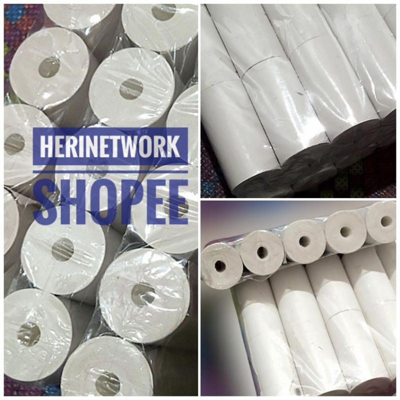 

Kertas Struk Kasir Thermal 58x30mm - Isi 10 Rol