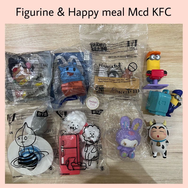 happy meal mcd mcdonald the super mario bros spinning lumalee minion the rise of gru chaki meal kfc 