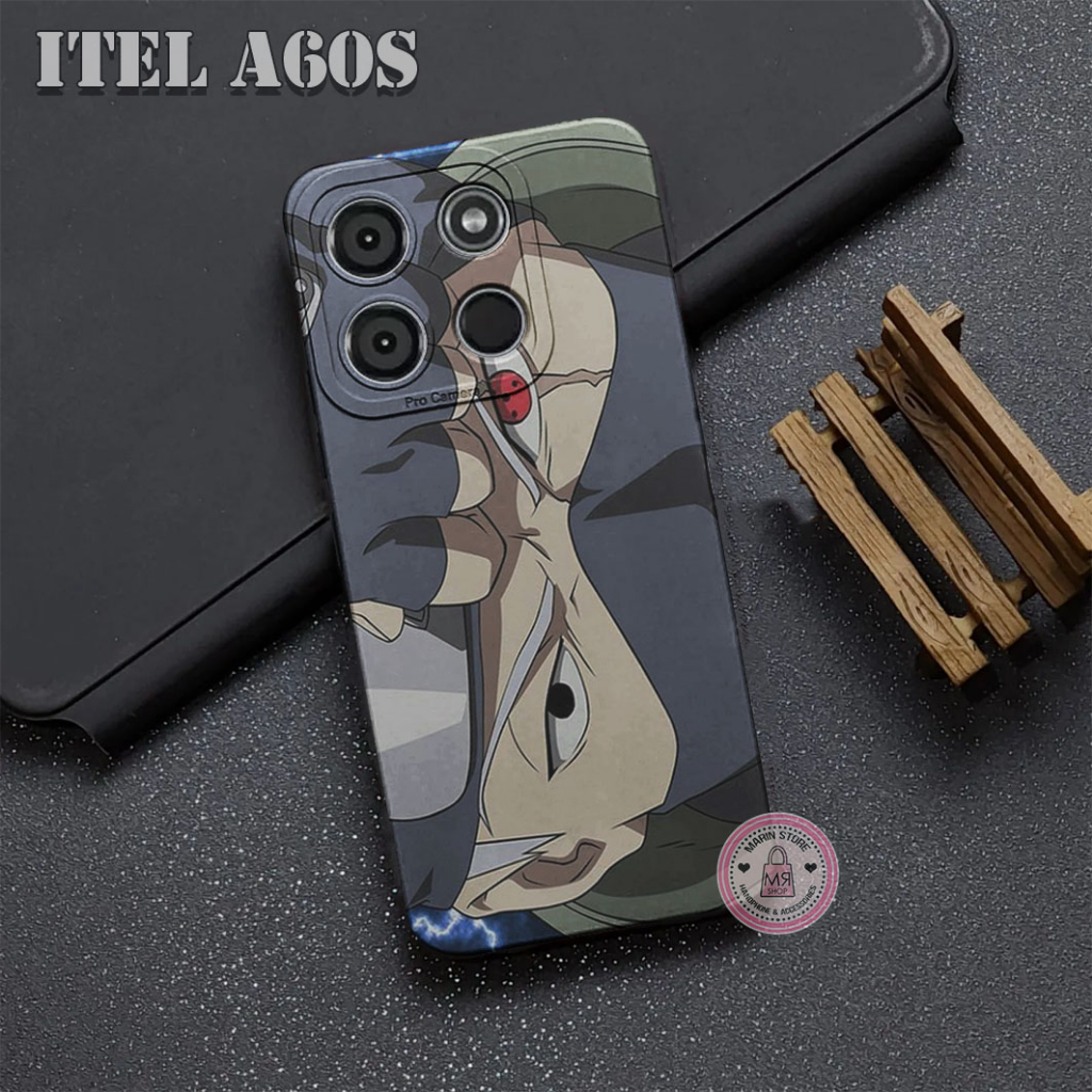 Case Procamera ITEL A60 / ITEL A60S  Silicone TPU Case Sofcase Fashion  CUTE AND KREN  Happy For Typ